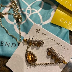 $36 NEVER USED KENDRA SCOTT NECKLACE SET!